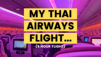 Flying Comfortably with Thai Airways: A Review of the Airbus A350 from Bangkok to Melbourne