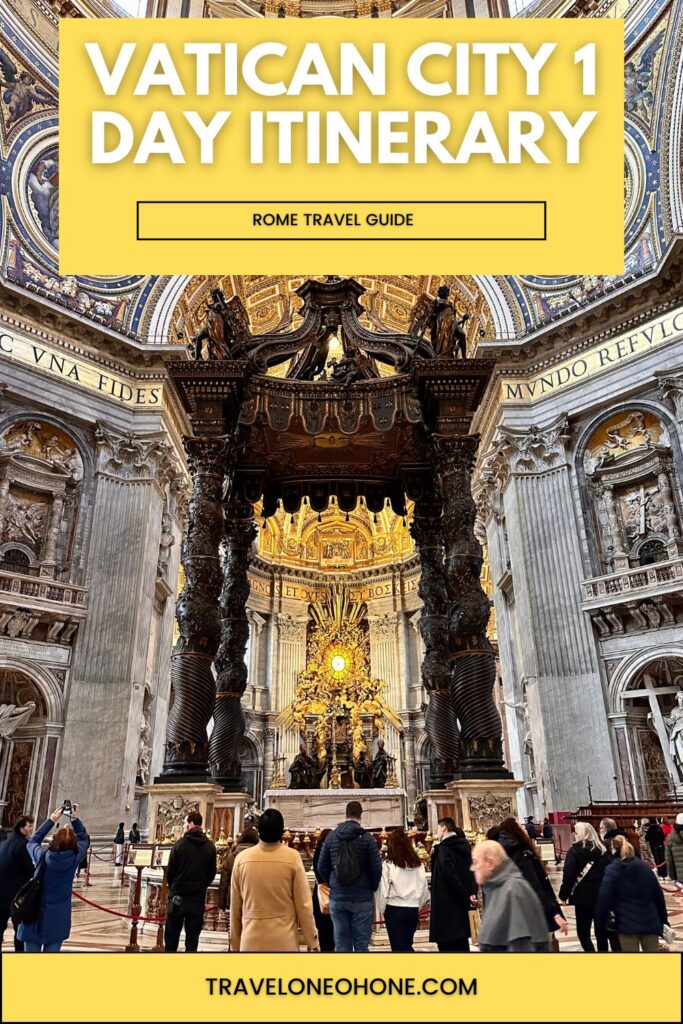 Vatican City 1 Day Itinerary