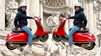 Renting a Vespa in Rome