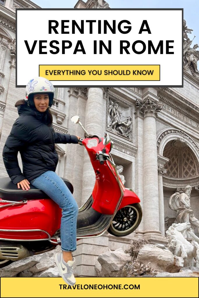 Renting a Vespa in Rome