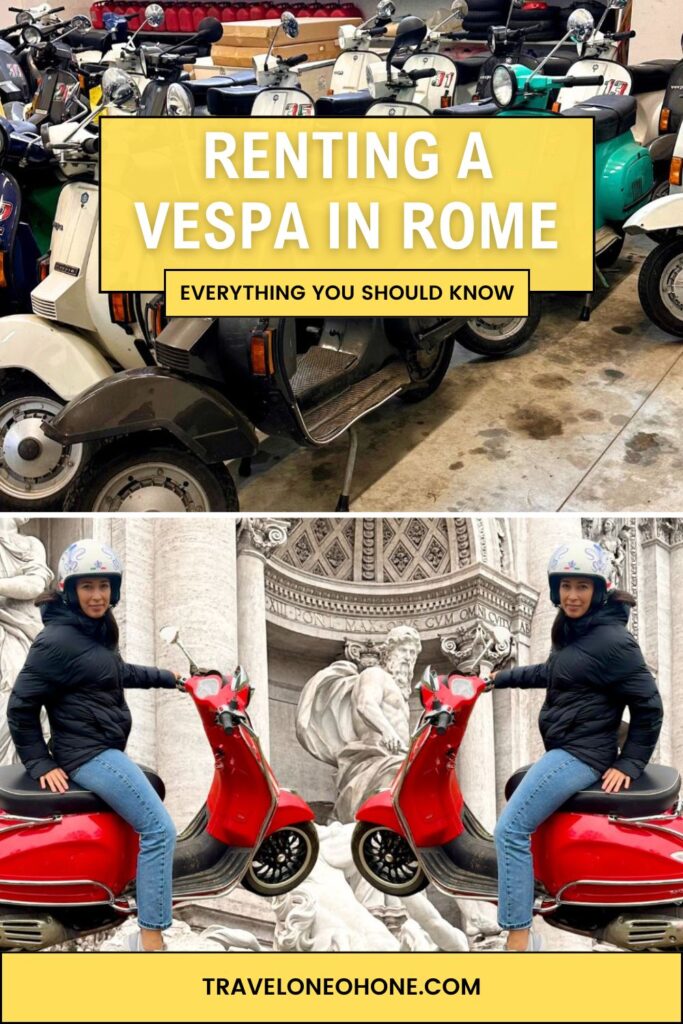 Renting a Vespa in Rome