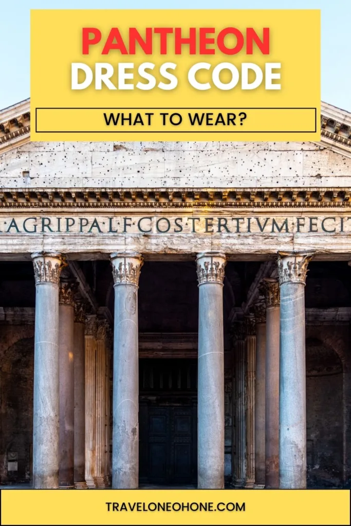 pantheon rome dress code