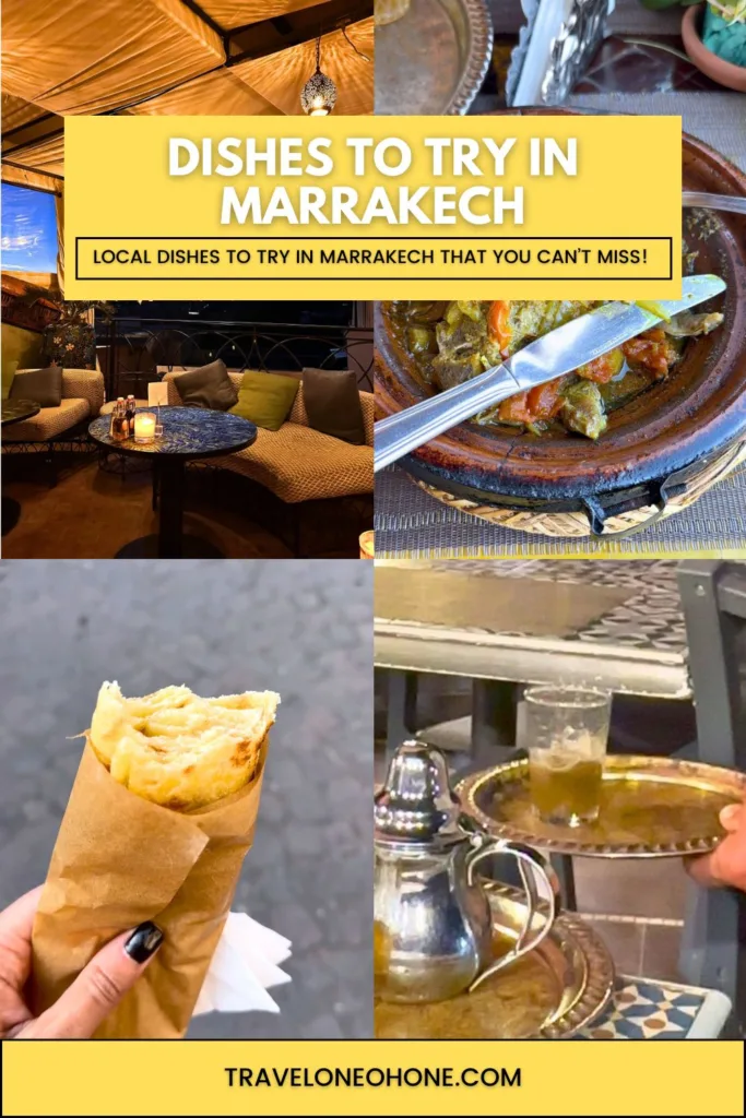 Local Dishes to Try in Marrakech