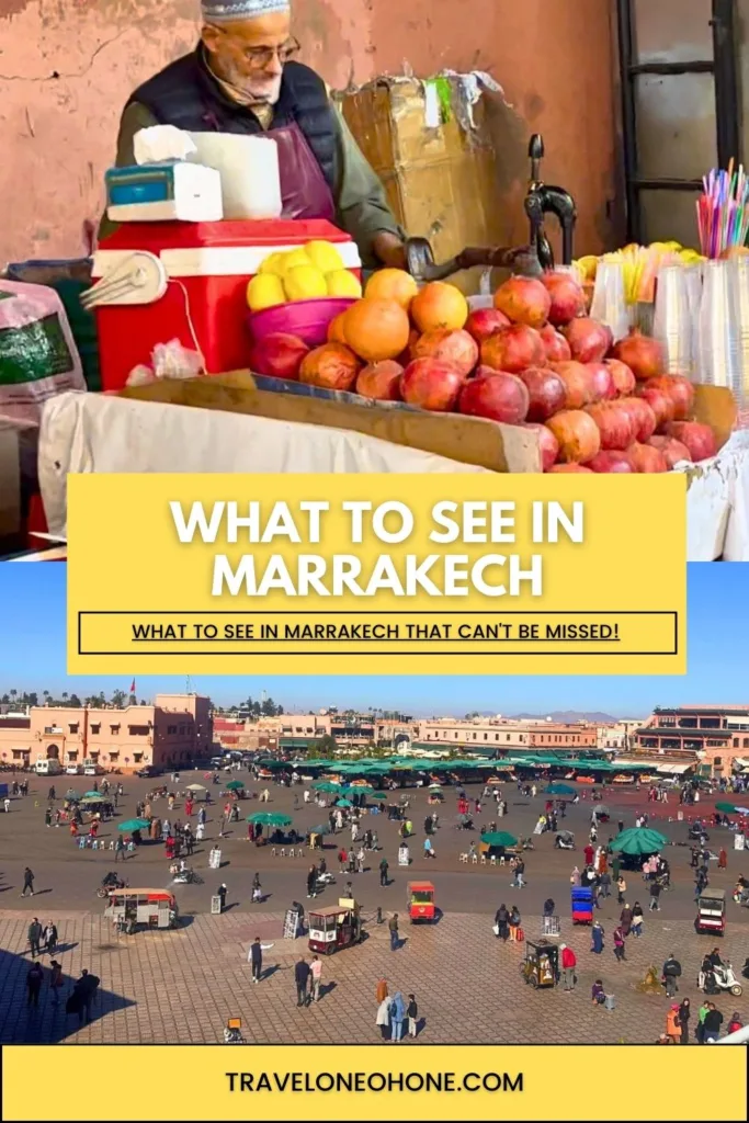 What to see in Marrakech