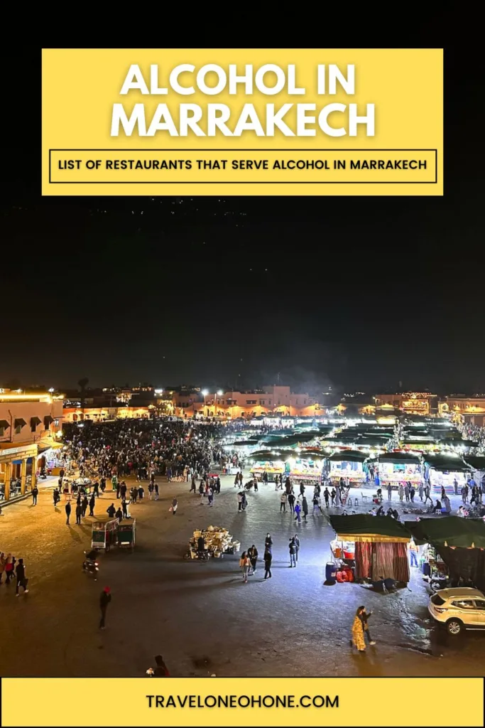 Restaurants That Serve Alcohol in Marrakech