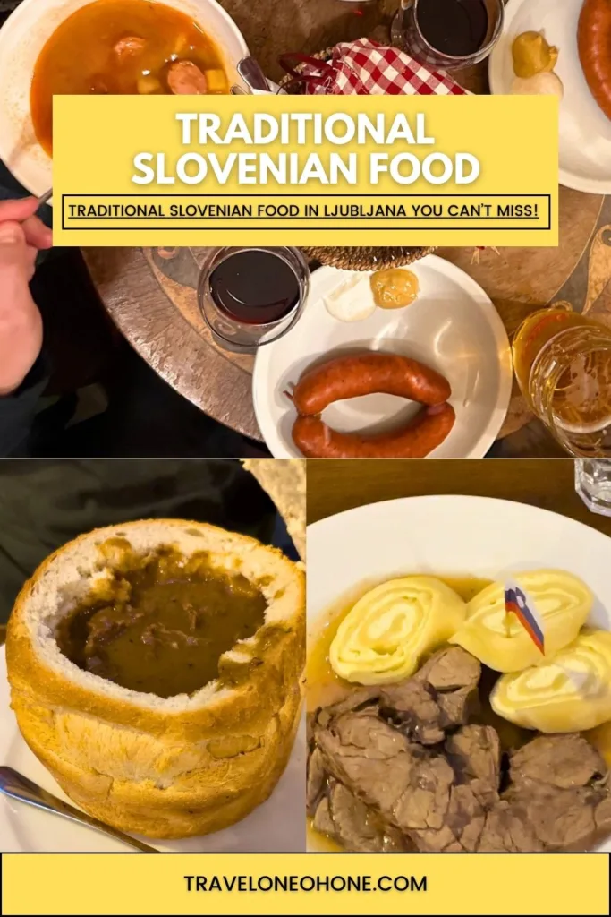 Traditional Slovenian Food in Ljubljana