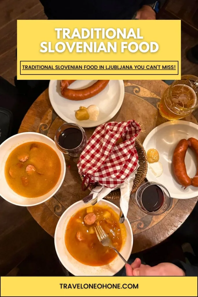 Traditional Slovenian Food in Ljubljana