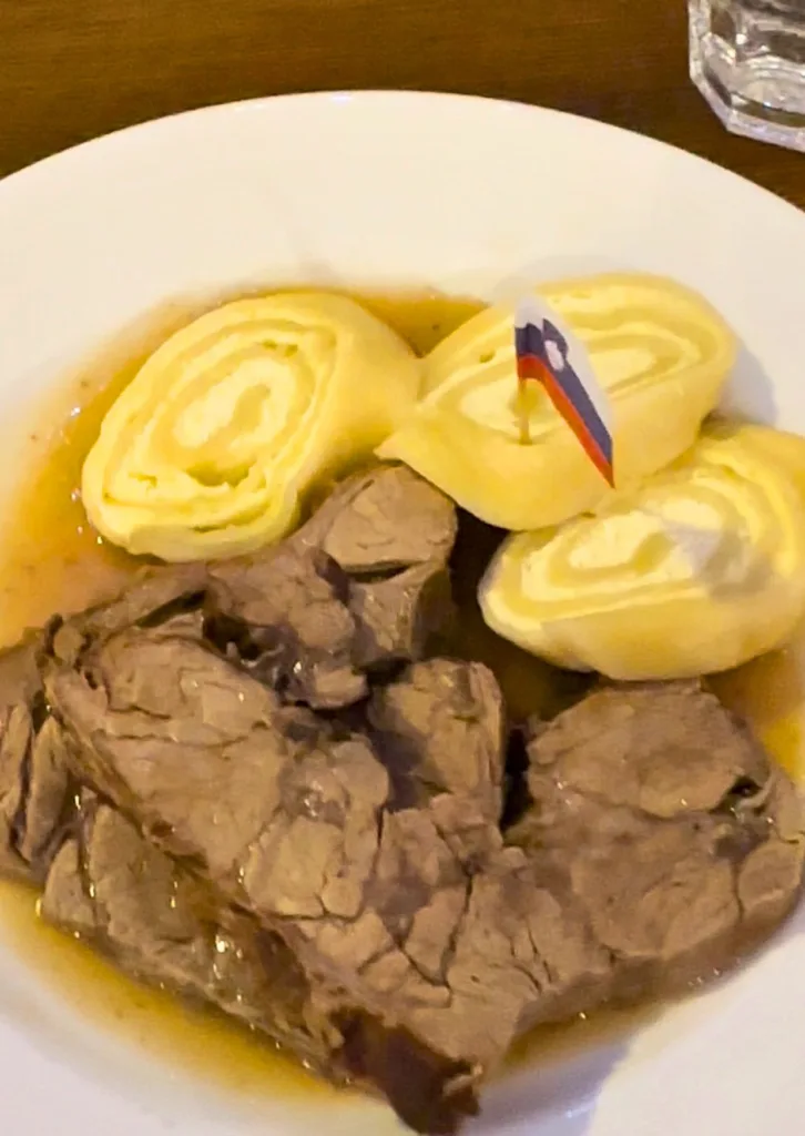 Traditional Slovenian Food in Ljubljana